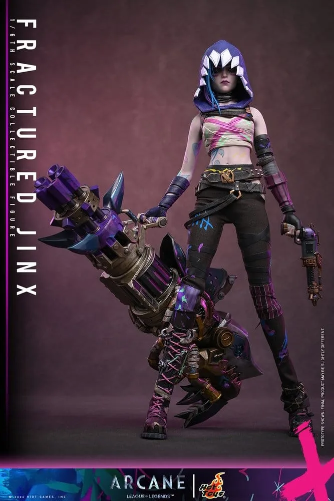 Arcane Action Figure – Fractured Jinx 1/6 28 cm 14