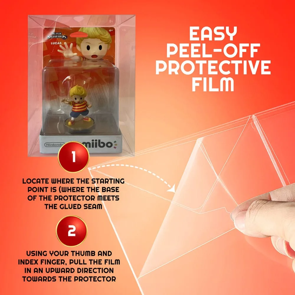 Amiibo Figure Protectors – Clear PET 10-Pack 7