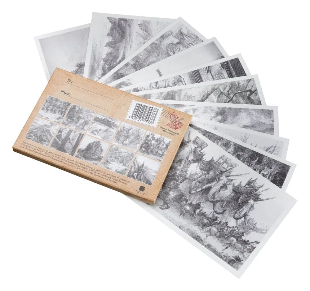 Lord of the Rings Postcard Set – Alan Lee Concept Art 15.2 x 12 cm 4