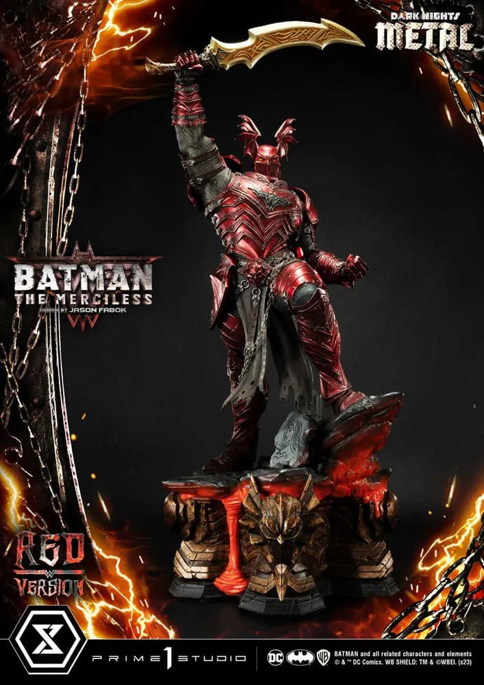 Dark Nights Metal Statue – The Merciless Red Version 111 cm 1