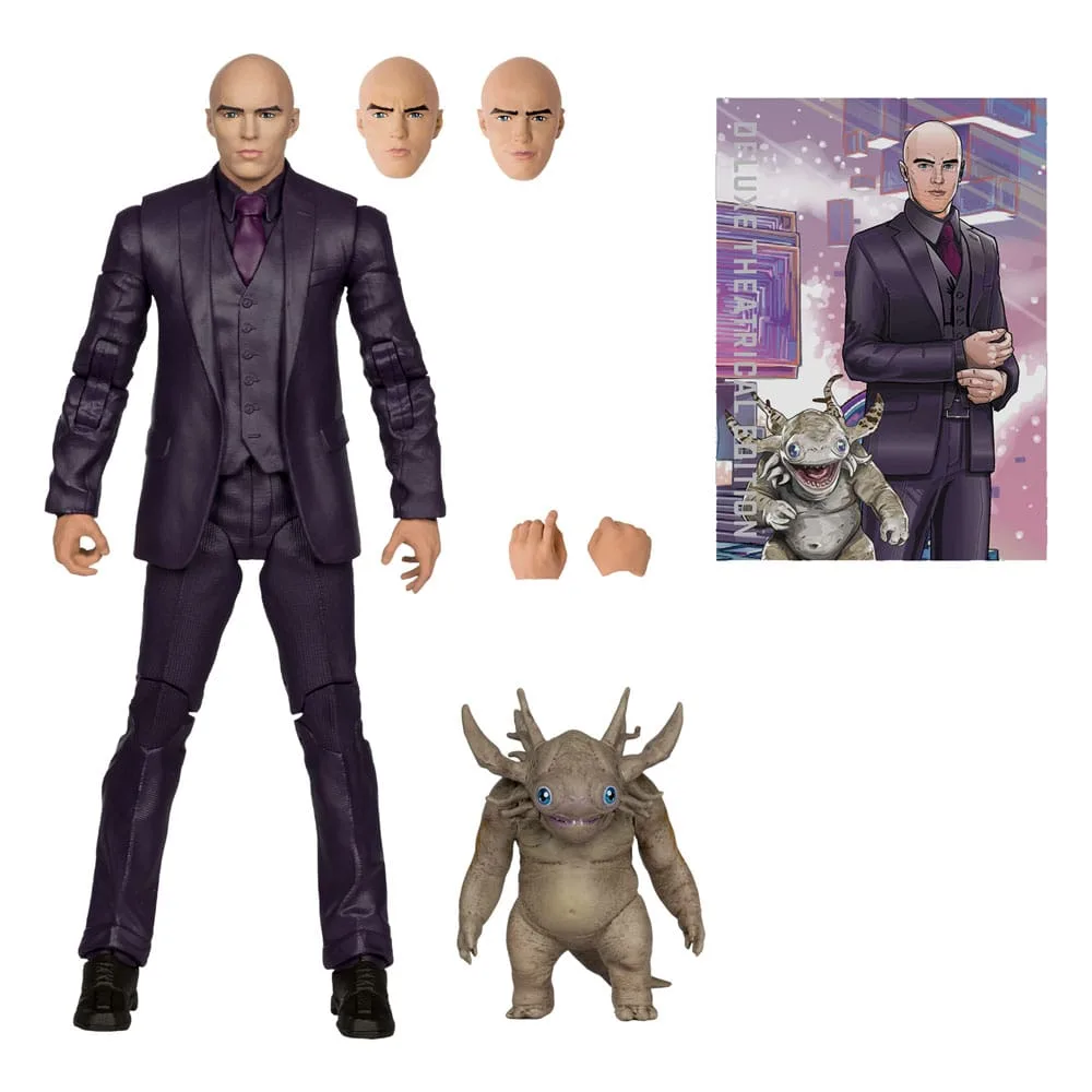 Superman (2025) Action Figure – Lex Luthor with Baby Kaiju 18 cm 3