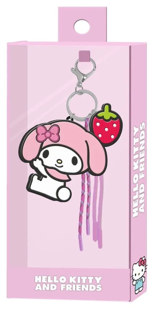 Sanrio Charm Keyring – My Melody Face