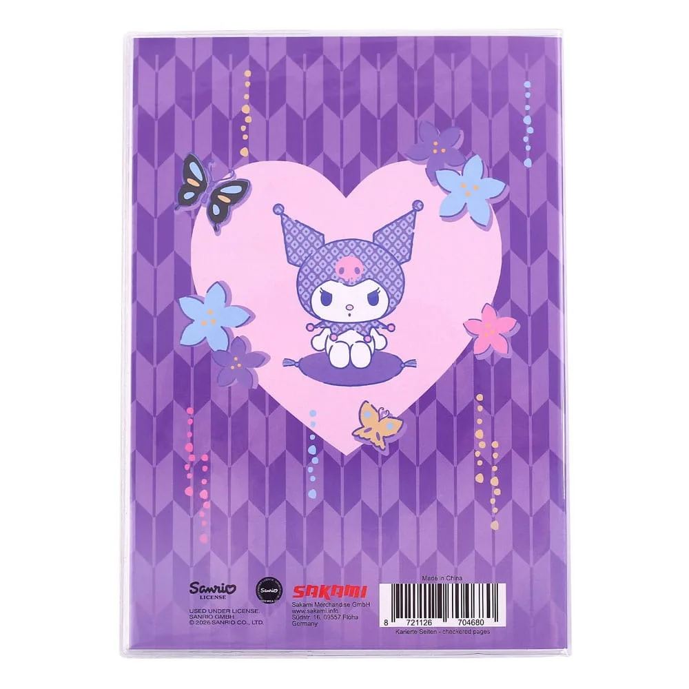 Sanrio Notebook – Kuromi Japanese Holographic Checkered A5 2
