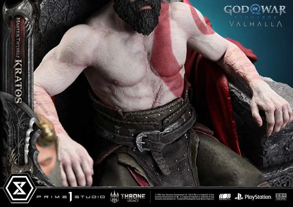 God of War Ragnarök Statue – Master Thyself Kratos 67 cm 16