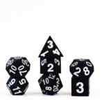 FanRoll Silicone Dice Set – Sharp Edge Gold Scatter 16 mm 1