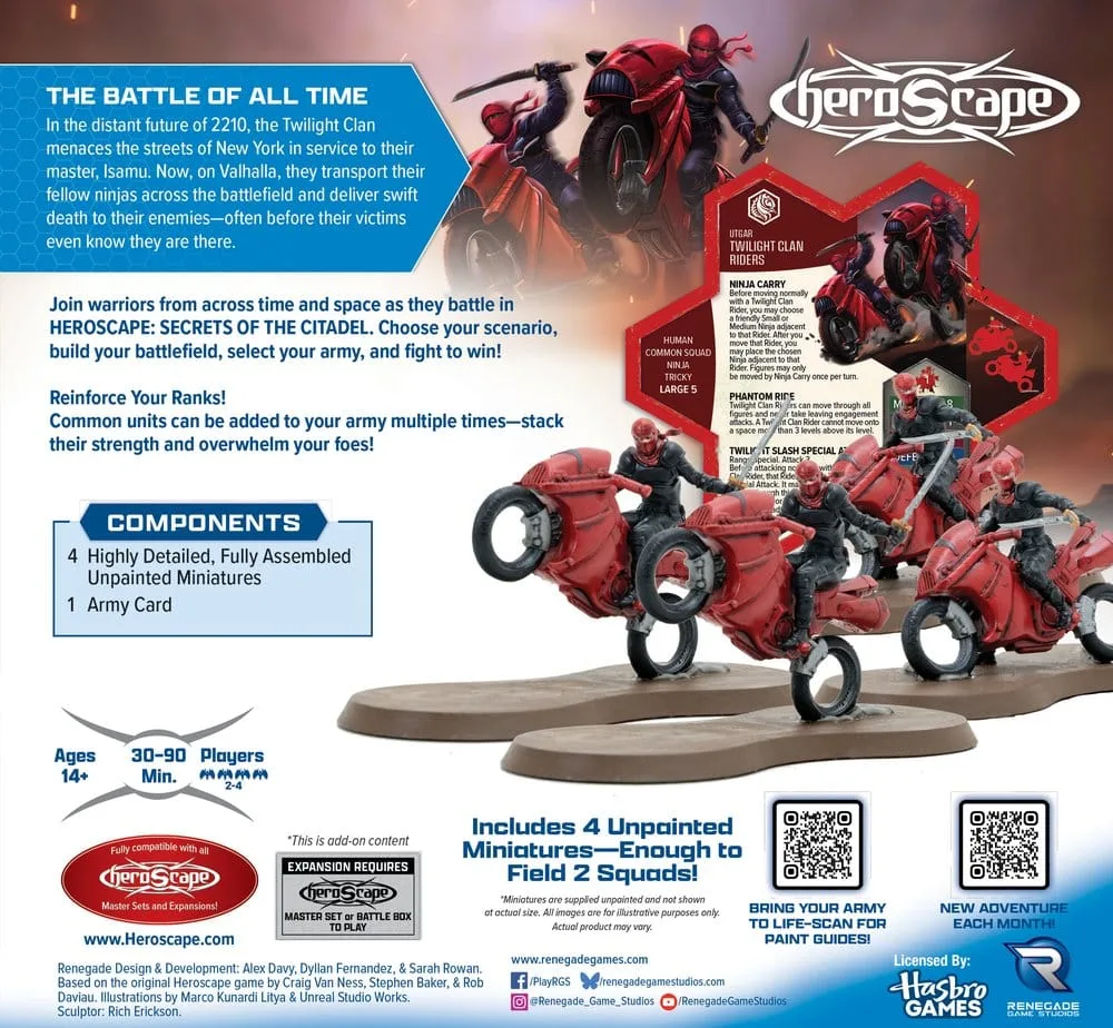Heroscape Army Expansion – Twilight Clan Riders English Edition 2