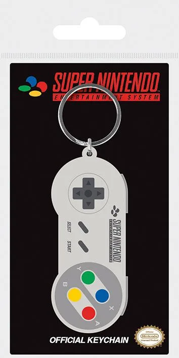 Nintendo Rubber Keychain – SNES Controller 6 cm
