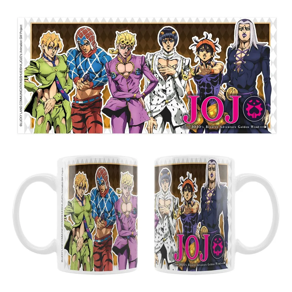 JoJo's Bizarre Adventure Mug – Golden Wind Main Characters 320 ml