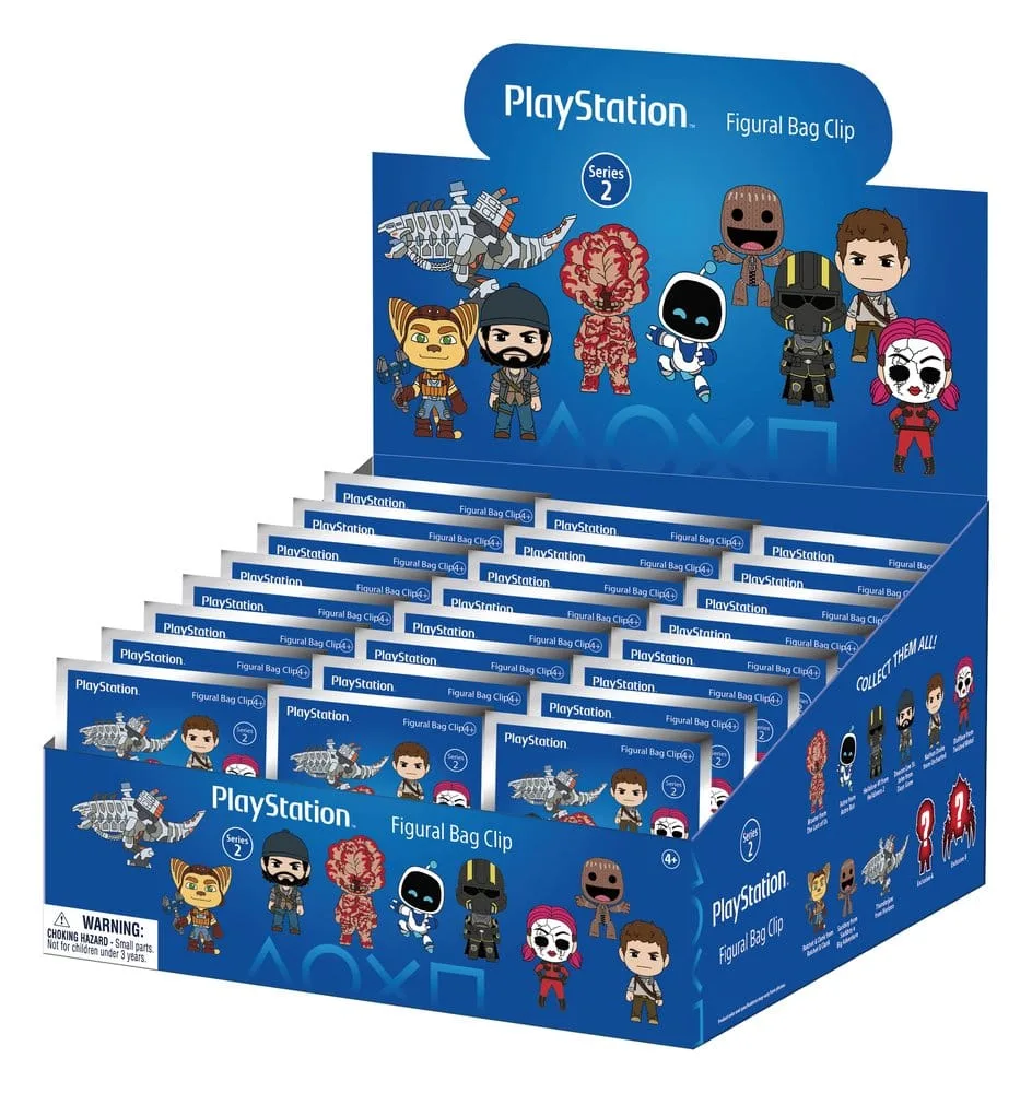 Sony PlayStation Bag Clips – Series 2 Blind Bag Display 24-Pack
