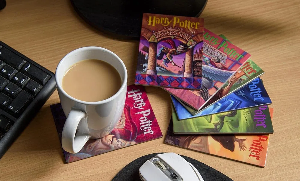 Harry Potter Coasters – Book-Inspired Set of 7 8