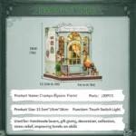 Miniature House Model Kit – Champs-Élysées Florist 18 x 16 cm 8
