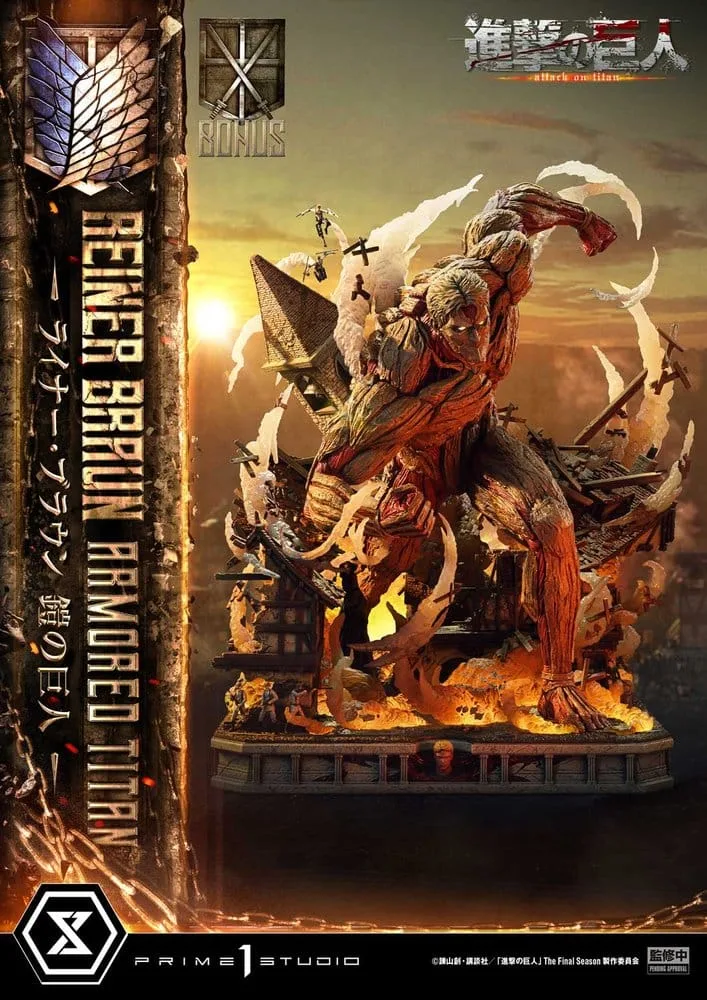 Attack on Titan Statue – Reiner Armored Titan Bonus Version 75 cm 5