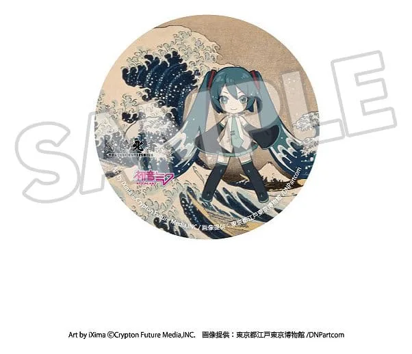 Hokusai x Hatsune Miku pinset – 8 verrassingsdoosjes 6 cm 8