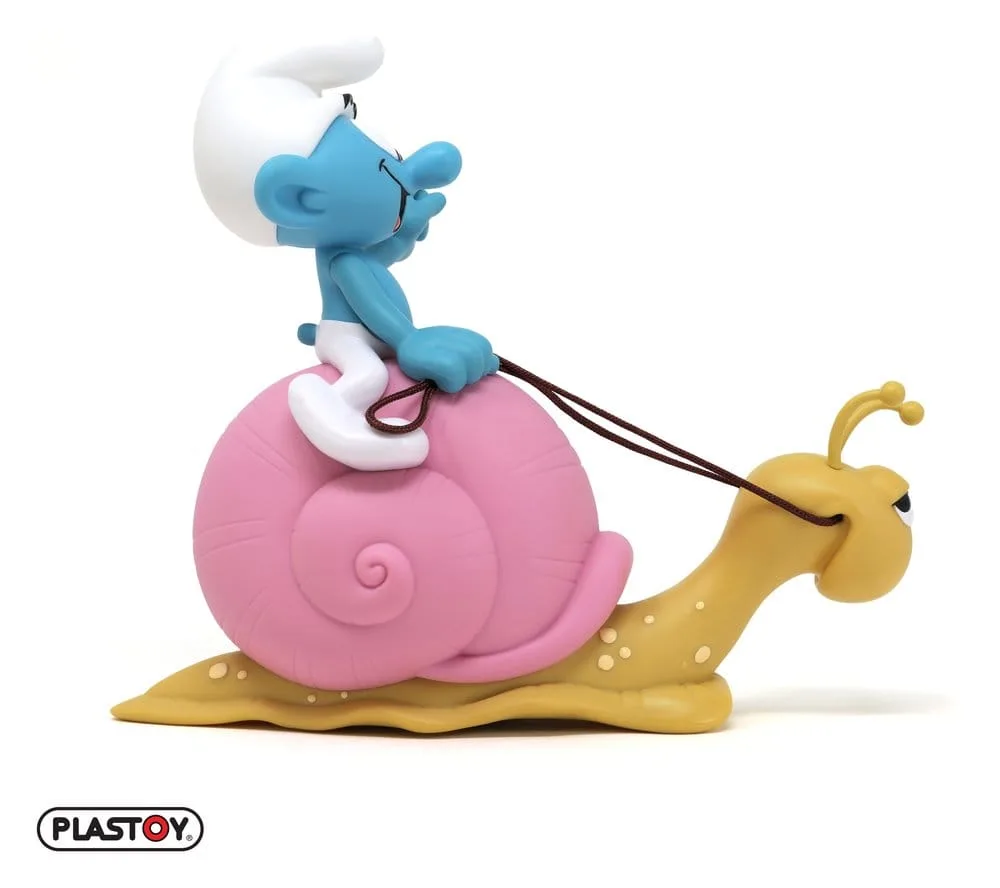 The Smurfs Money Box – Smurf on a Snail 19 cm 5