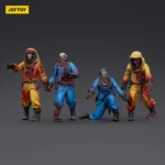 Zombie Dark Source Action Figures – Biochemical Lab Team 4-Pack 8 cm 3