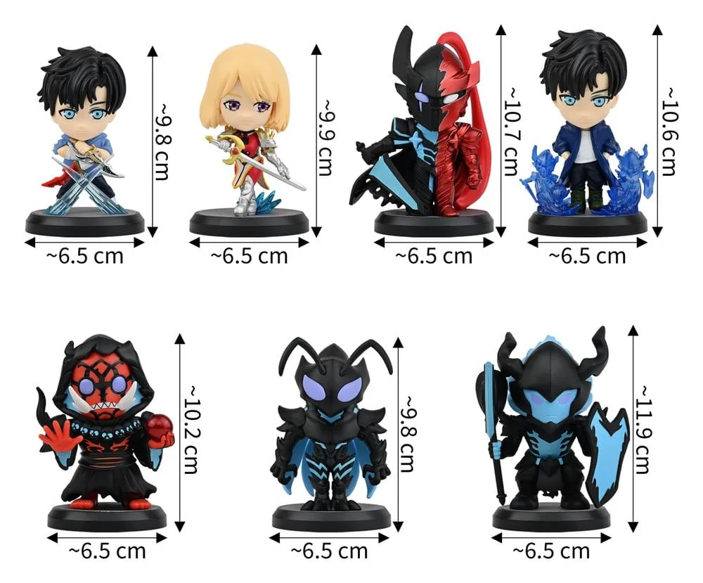 Solo Leveling Mini Figures – Shadow Rising Blind Box Display of 12 16