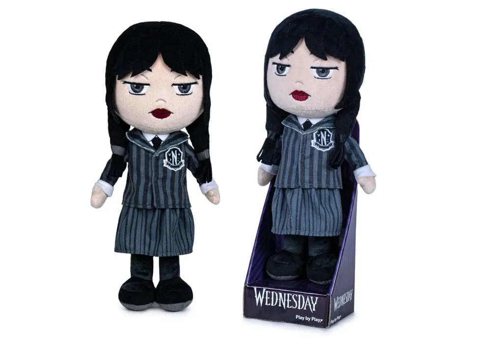 Wednesday Plush Figures – Uniform and Party Dress Set of 6 32 cm 3
