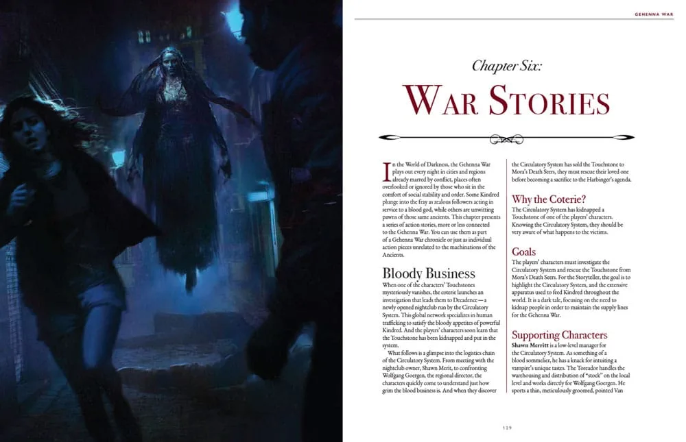 Vampire: The Masquerade Quellenband – Gehenna War 5. Edition 5