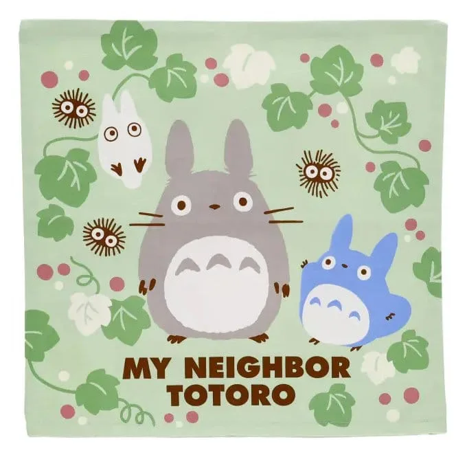 My Neighbor Totoro Cushion Cover – Natsu Green Leaf