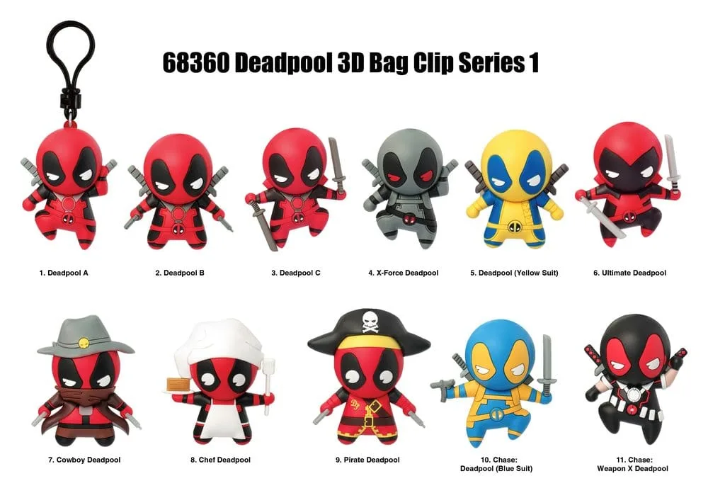 Deadpool Bag Clip Display – Series 1 24 Blind Bags 3