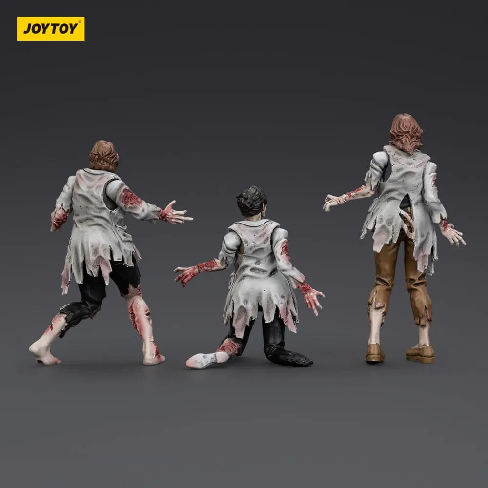 Zombie Dark Source Action Figures – Female Scientists 3-Pack 8 cm 3