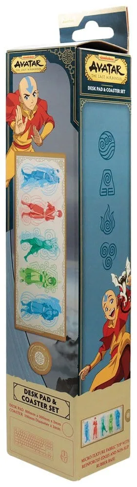 Avatar The Last Airbender Desk Pad & Coaster Set – Elements 2