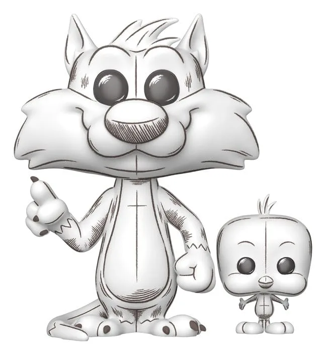 Looney Tunes Vinyl Figure – Sylvester and Tweety 9 cm