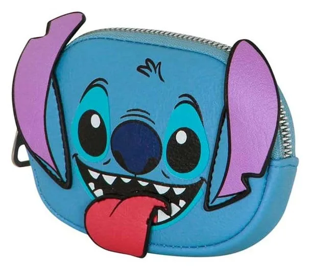 Lilo & Stitch Coin Purse – Blue Tongue Design 9 x 12 x 2 cm 2