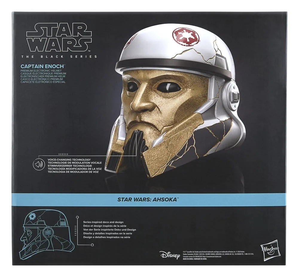 Star Wars Ahsoka Electronic Helmet – Black Series Captain Enoch 4