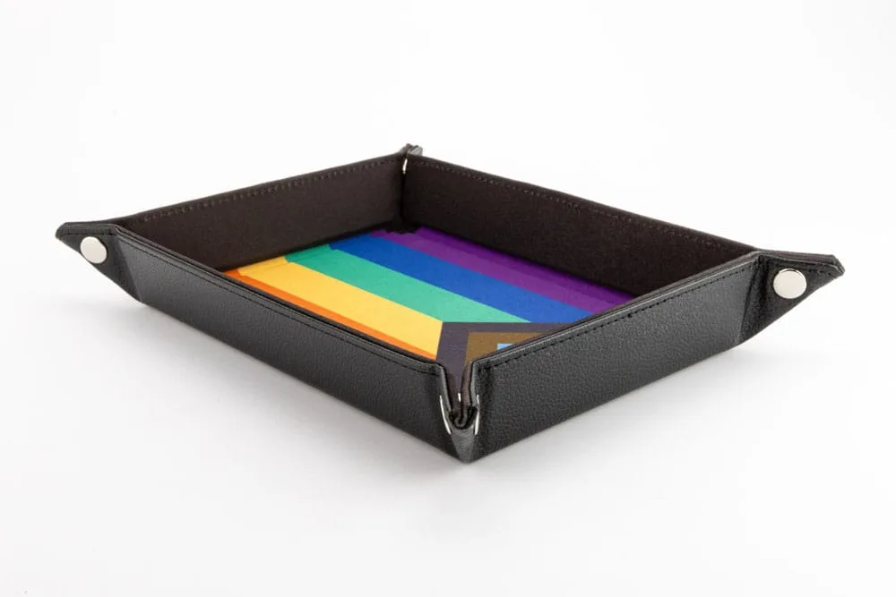 Pride Folding Dice Tray – FanRoll Rainbow Flag 2