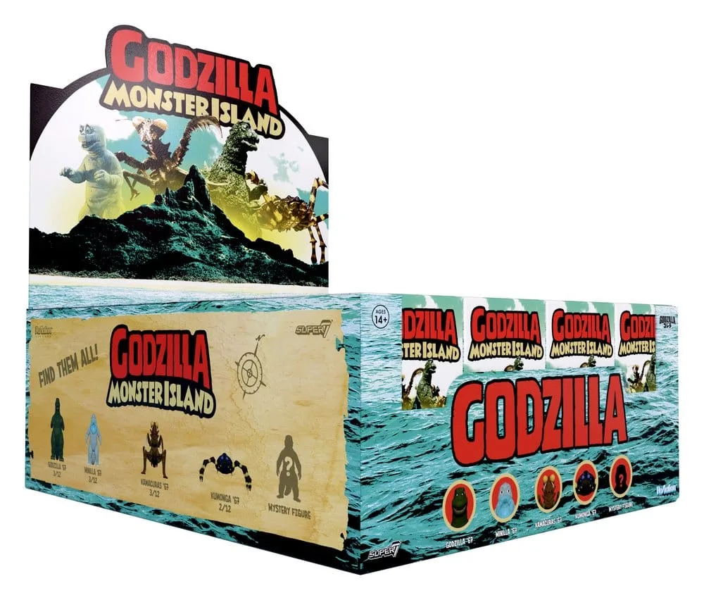 Godzilla Mini Figure Display – Monster Island Wave 13
