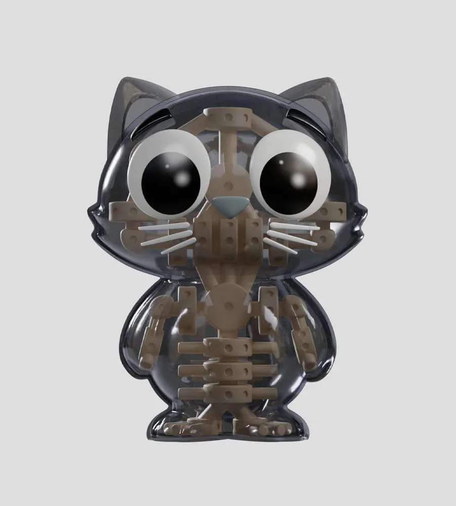 Cat Scans Mini Figures – S2 Bare Bones Display of 6 6 cm 2