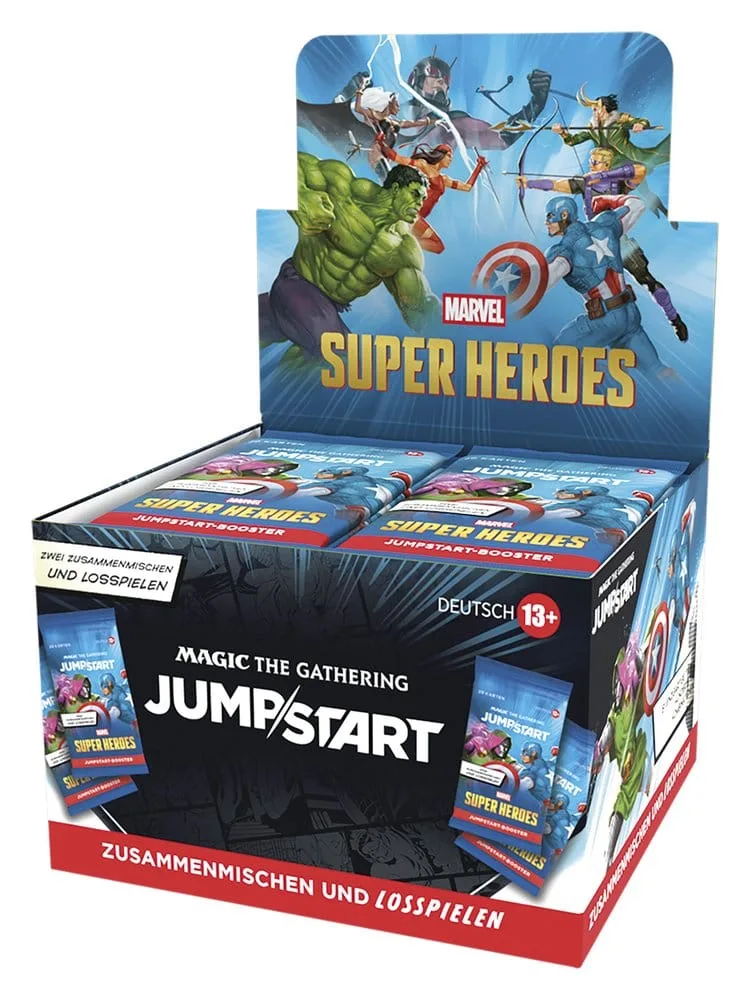 Magic Marvel Super Heroes Jumpstart Booster Display – 24 German Packs