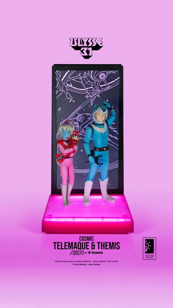 Ulysses 31 Neon Figure – Telemachus and Themis Cosmic 20 cm 3
