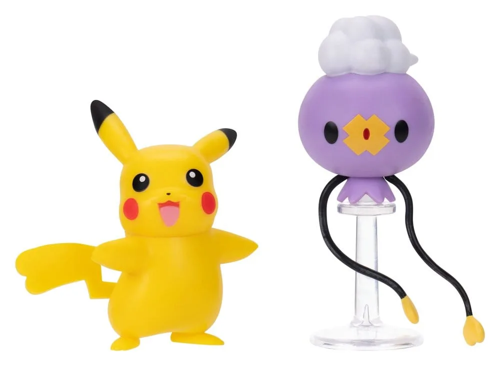 Pokémon Battle Figures – Drifloon and Pikachu 2-Pack