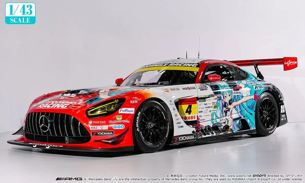 Hatsune Miku Model Car – AMG 2026 Season Opening 1/43 11 x 3 cm 2