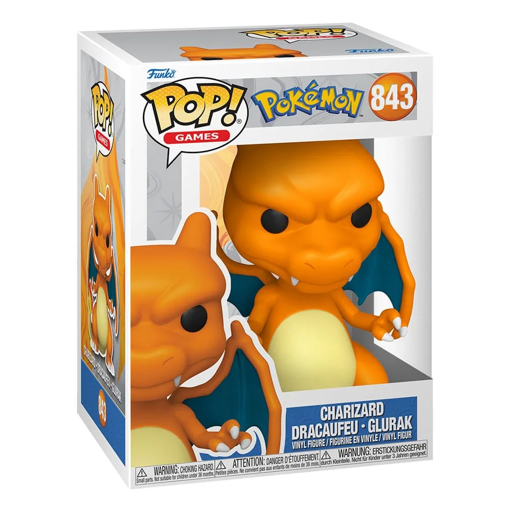 Pokémon Vinyl Figure – Funko Pop Charizard EMEA 9 cm 2