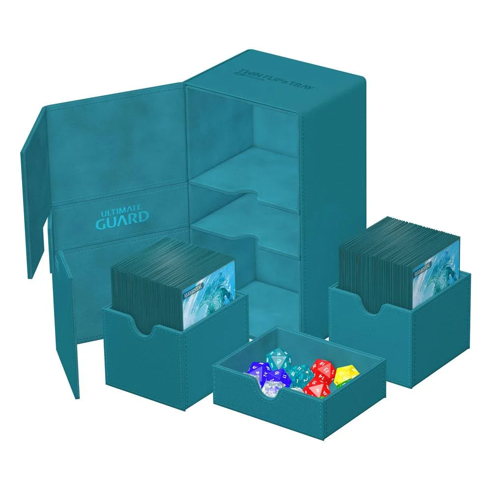 Ultimate Guard Deck Box – Twin Flip’n’Tray 200+ Xenoskin Petrol 5