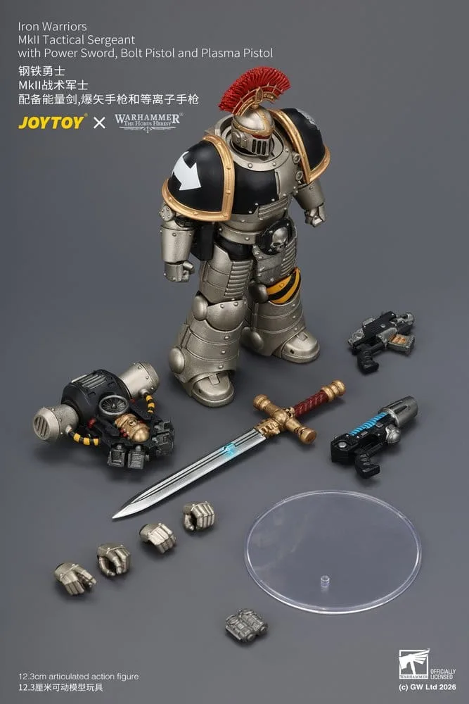 Warhammer Action Figure – Iron Warriors MkII Sergeant 12.3 cm 13