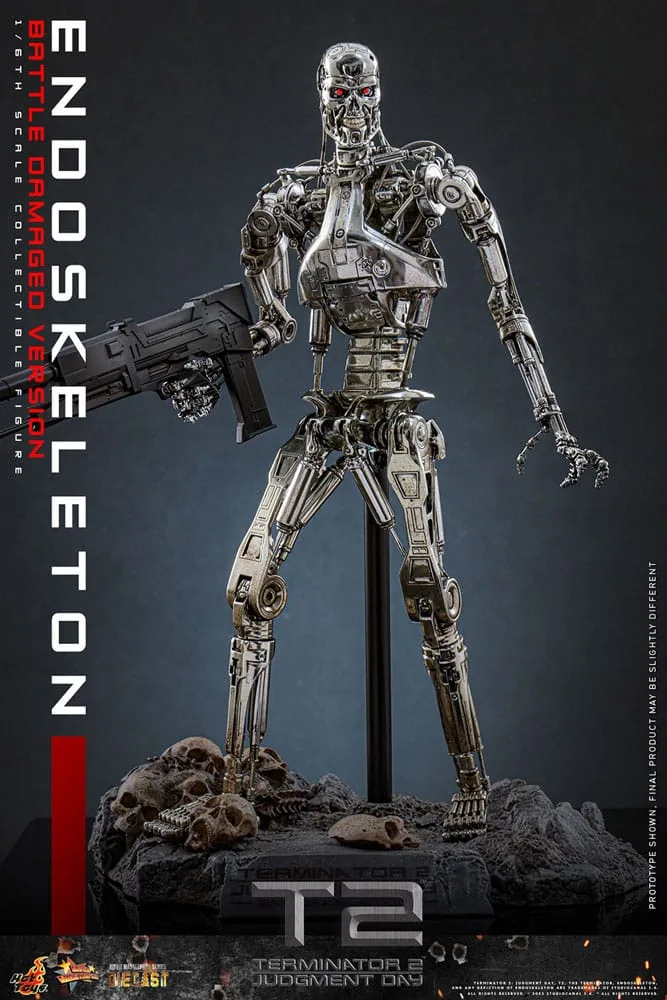 Terminator 2 Figure – Battle-Damaged Endoskeleton 1/6 31 cm 7