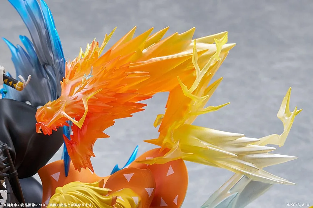 Demon Slayer PVC Statue – Zenitsu Agatsuma and Kaigaku 15 cm 14