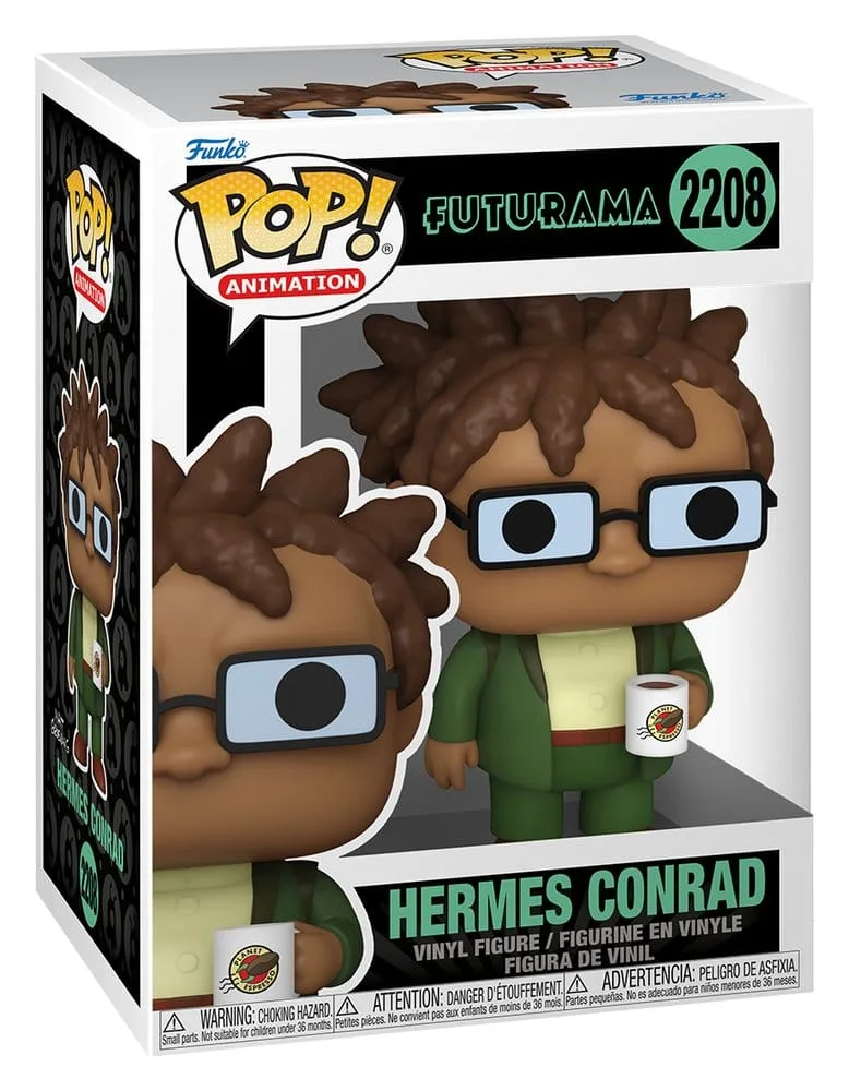Futurama Funko Pop Figuur – Hermes met mok 9 cm 2