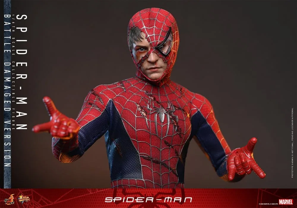 Spider-Man Action Figure – Battle Damaged 1/6 Scale 30 cm 11