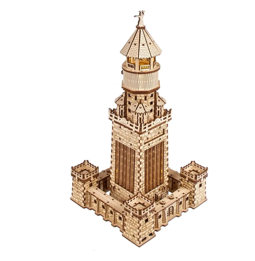 Lighthouse of Alexandria Model Kit – Ugears Wooden Edition 13
