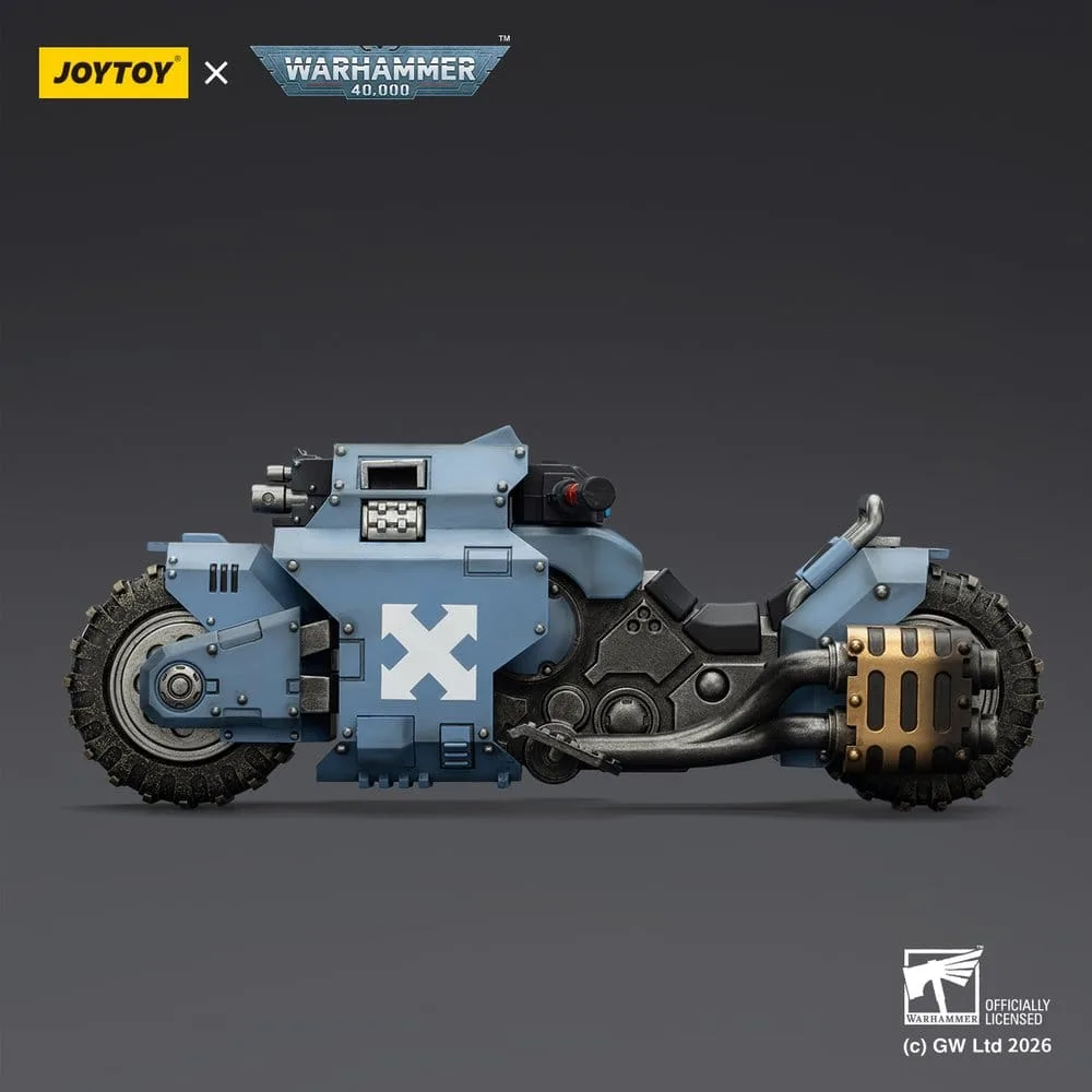 Warhammer 40,000 Kampfmotorrad – Space Wolves Raider Pattern 22 cm 4