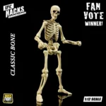 Epic H.A.C.K.S. Action Figure – Skeleton Blank Classic Bone 1/12 7