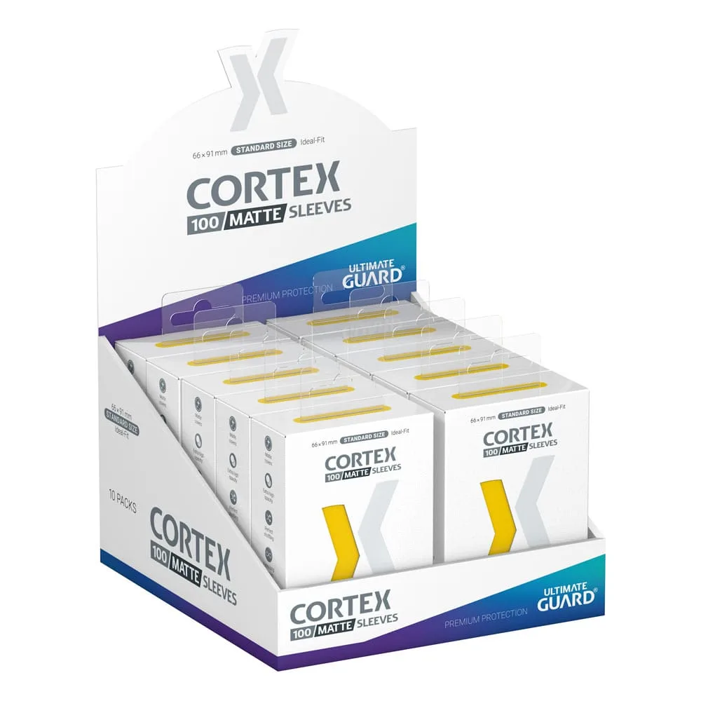 Ultimate Guard Card Sleeves – Cortex Matte Yellow 66 x 91 mm 5