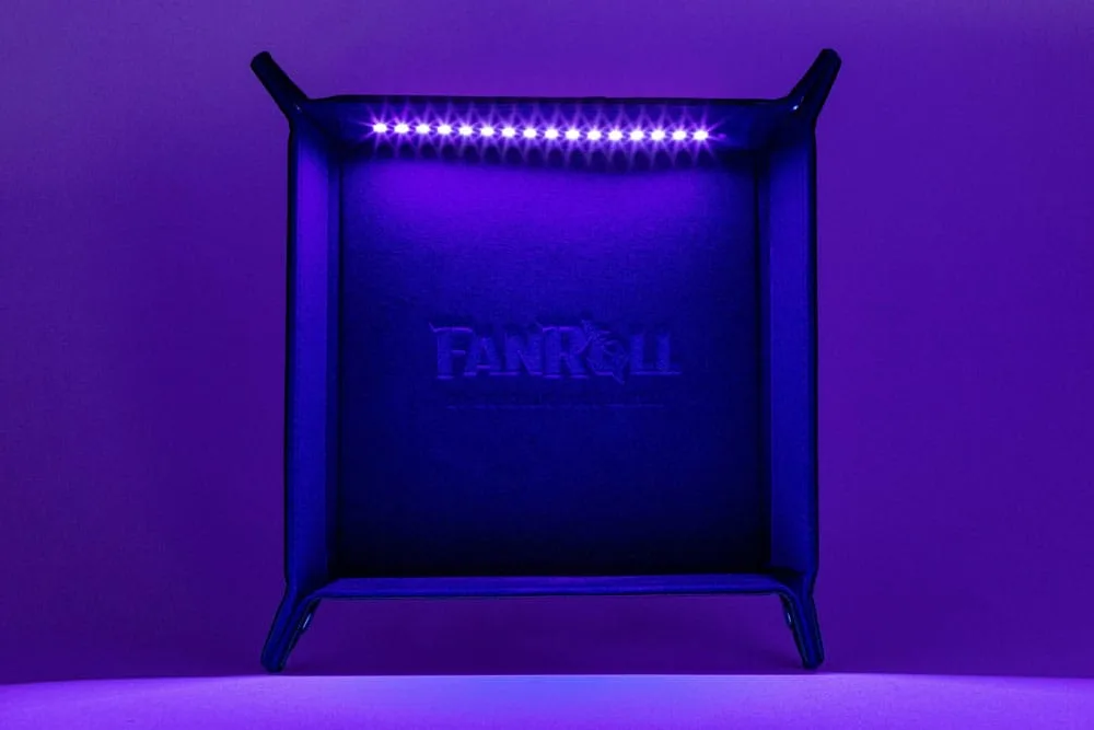 FanRoll Dice Tray – Black Shadowlight 30 cm 5