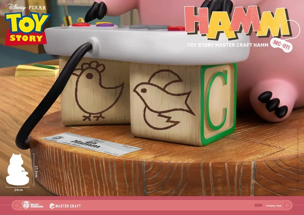 Toy Story Statue – Master Craft Hamm 28 cm 5