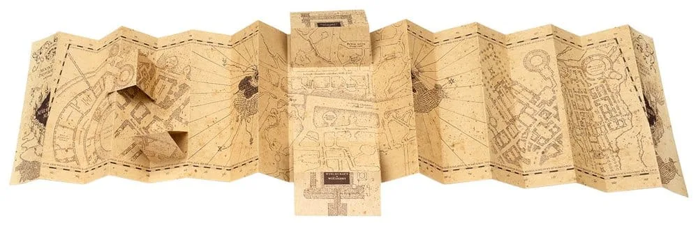 Harry Potter Replica – Marauder’s Map 185 x 39.5 cm Unfolded